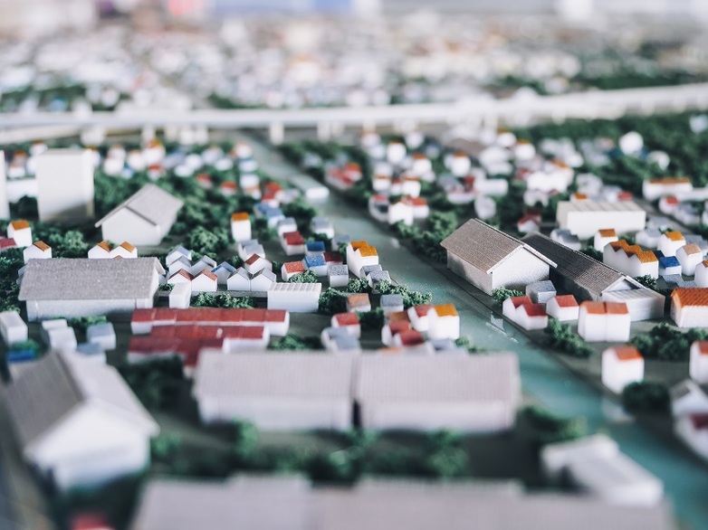 Ein Architektur-Modell zur Stadtplanung