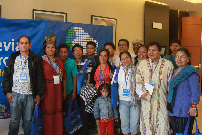 Peru. Indigenenvertreterinnen und -vertreter bei der internationalen Veranstaltung zum Konsultationsrecht im Erdölsektor. © GIZ / Karina Vargas