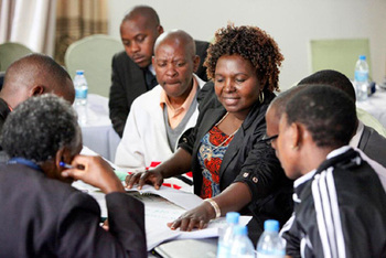 Tansania. Capacity-Development-Workshop zur Trägerförderung von Wasser- und Abwasserunternehmen. © GIZ