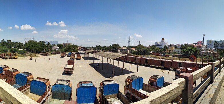 A transhipment point for goods.
