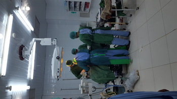 Operation in progress in a hospital Photo credit: Saleh Nagi, GIZ