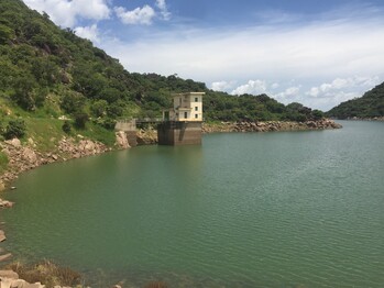 Lagdo Reservoir in Cameroon