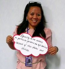 Indonesia. What equal rights mean to me. © GIZ