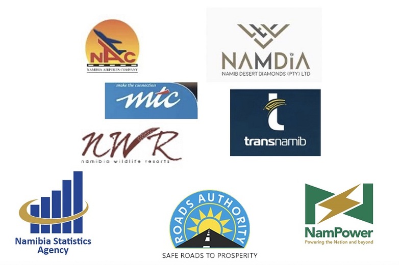 Logos of the Namibian partner companies