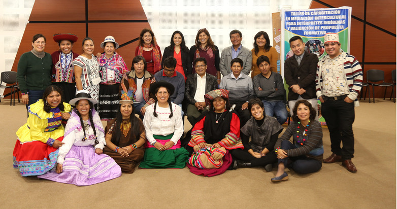 Peru. Training at the Vice Ministry for Interculturality on intercultural mediation for indigenous interpreters. © GIZ / Karina Vargas © GIZ