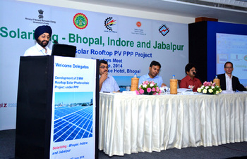 India. Madhya Pradesh Distribution Licensees set to explore and encourage rooftop solar photovoltaic projects  © GIZ