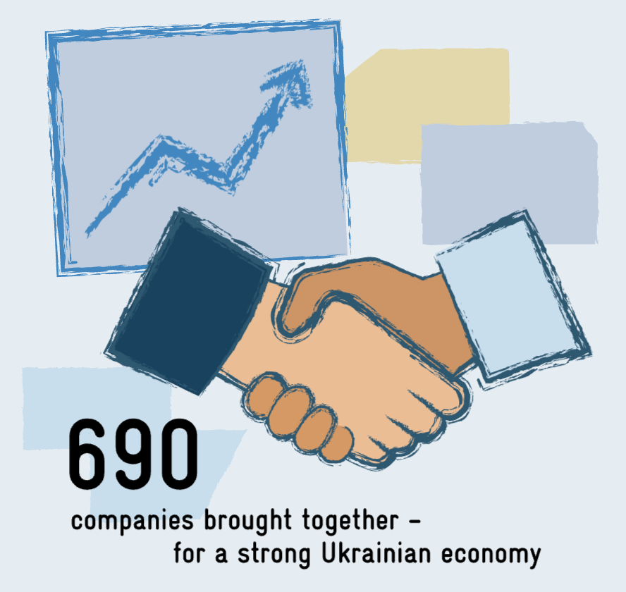 690 companies brought together -  for a strong Ukrainian economy
