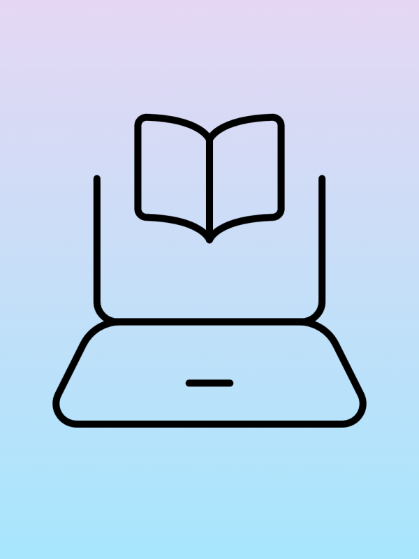 Icon für digitales Lernen