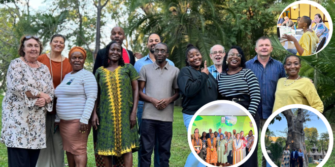 Group photo of people smiling