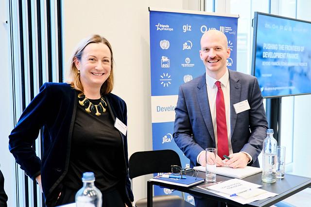 Béatrice Delperdange, KOIS Invest und Thomas Förch, GIZ.