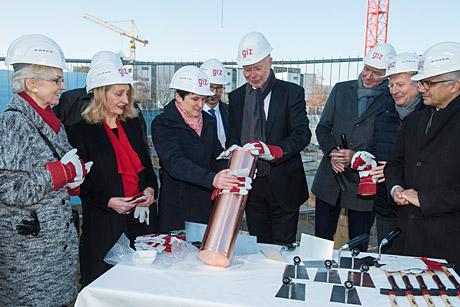 Dorothee Fiedler, Cornelia Richter, Tanja Gönner, Franz-Josef Lersch-Mense, Hans-Joachim Preuß, Albert ten Brinke, Christoph Beier, Ashok-Alexander Sridharan. © GIZ