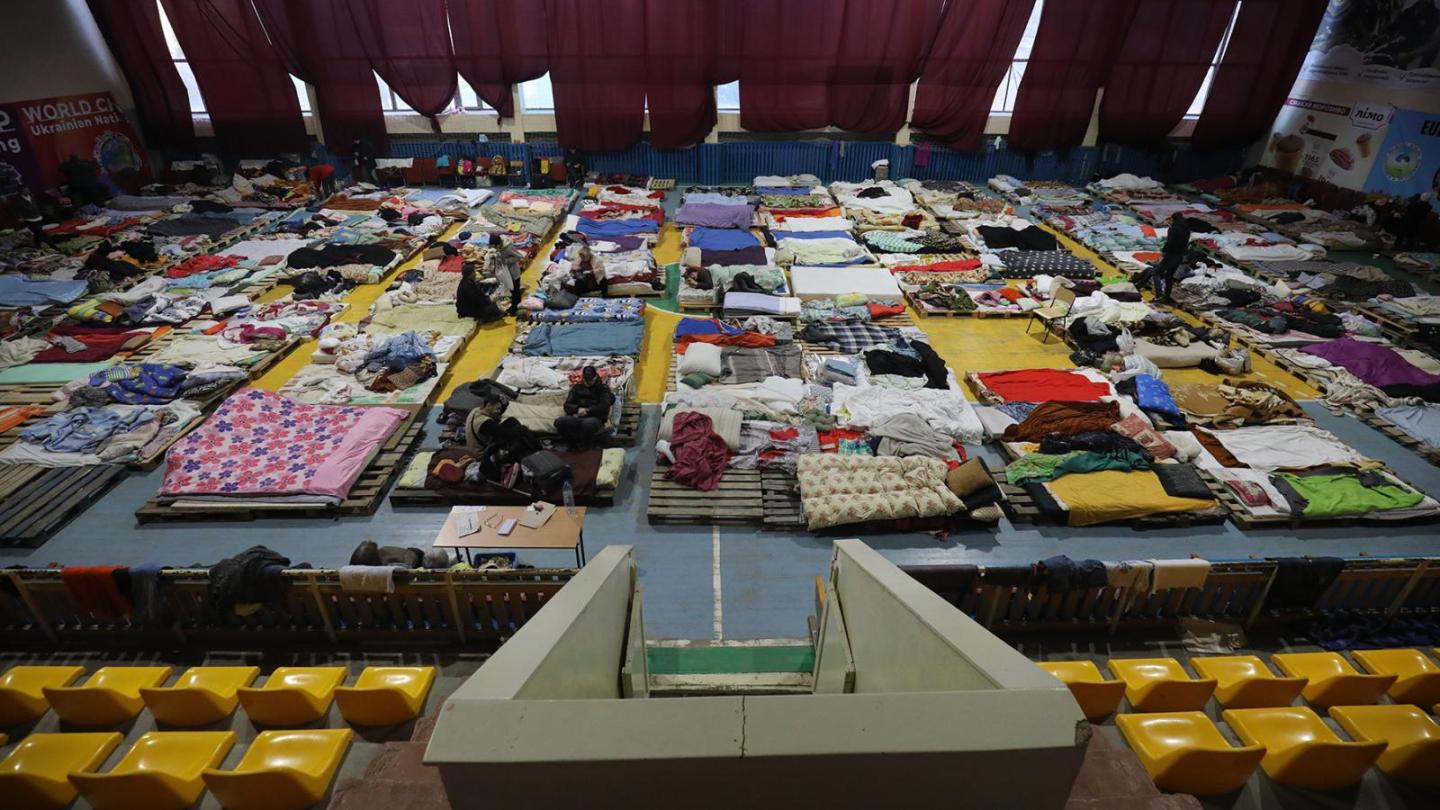 Gymnasium as a dormitory