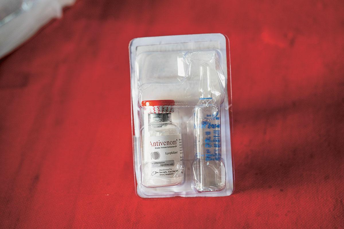 Ampulle mit Antivenin