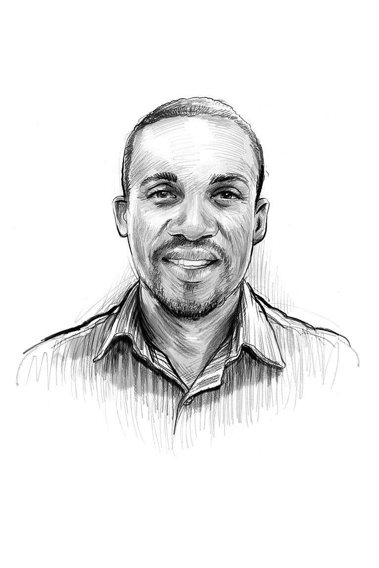 Sketch of Dr Danny Badila