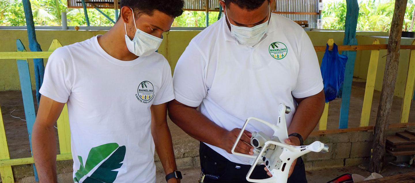 The drone experts are preparing to deploy the DJI Phantom 4.