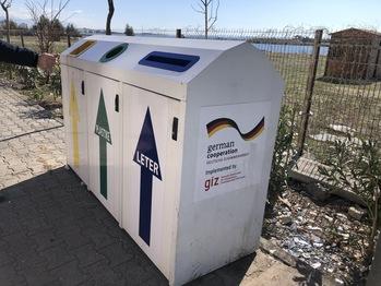 Container für die getrennte Abfallsammlung