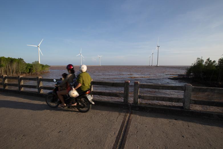 Vietnam. Windpark in der Provinz Can Tho. © GIZ