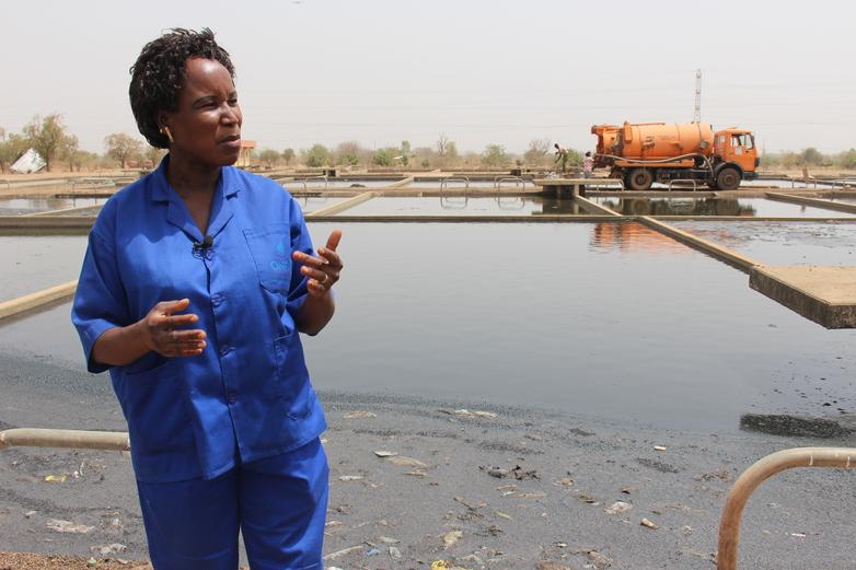 Fäkalschlammbehandlungsanlage mit Projektunterstützung der GIZ gebaut.