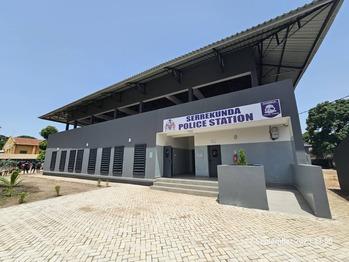 A police station in The Gambia.