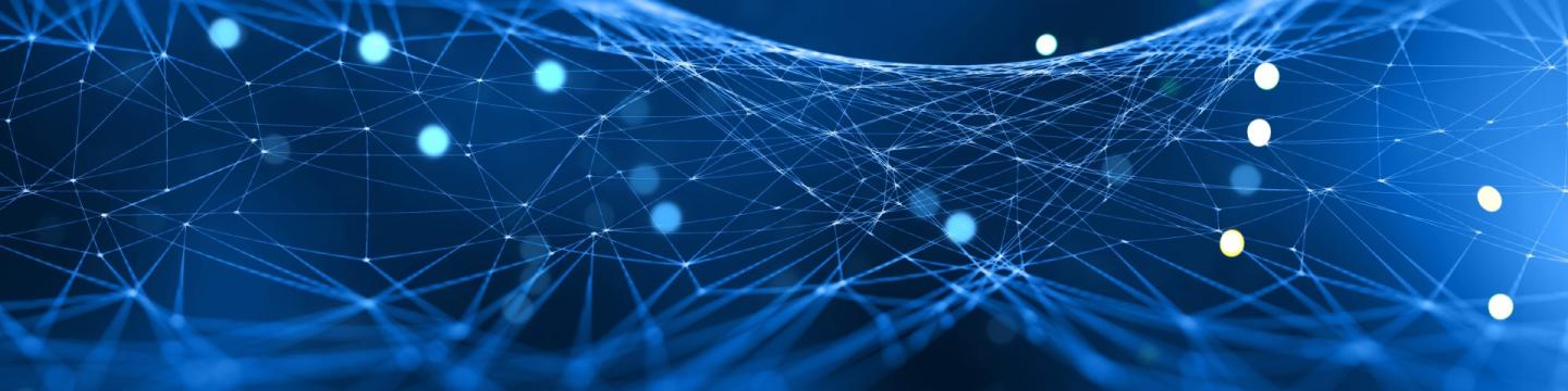 Grafik mit vernetzen Punkten