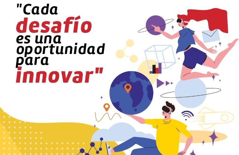 Eine Illustration des Innovationsfonds: Personen mit Virtual-Reality-Brillen schweben durchs Weltall