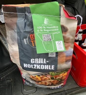 Holzkohle für den Export nach Deutschland