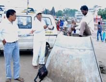 India. Shows part of the rehabilitation of a sewer system in Nashik © GIZ