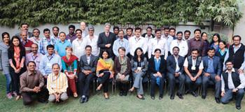 Indien. Teilnehmer eines Trainings für Rohrleitungtechnik  © GIZ