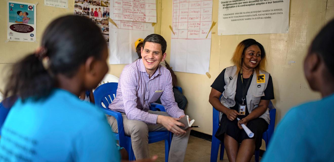David Miliband, President and CEO of the International Rescue Committee (IRC), in conversation