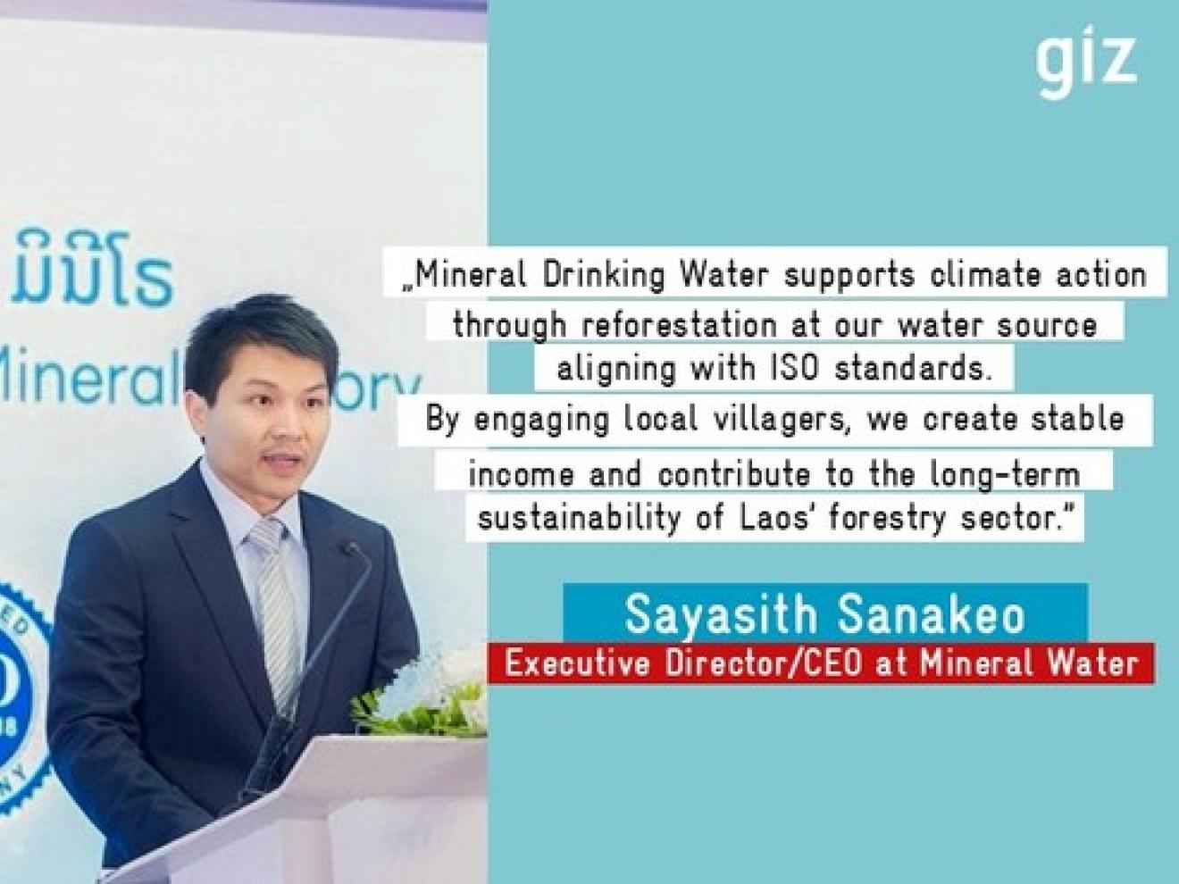 Bild von Sayasith Sanakeo bei einer Rede