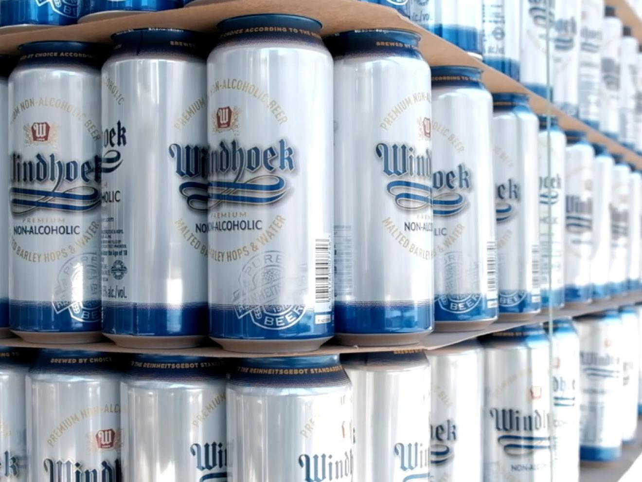 Stack of beer cans