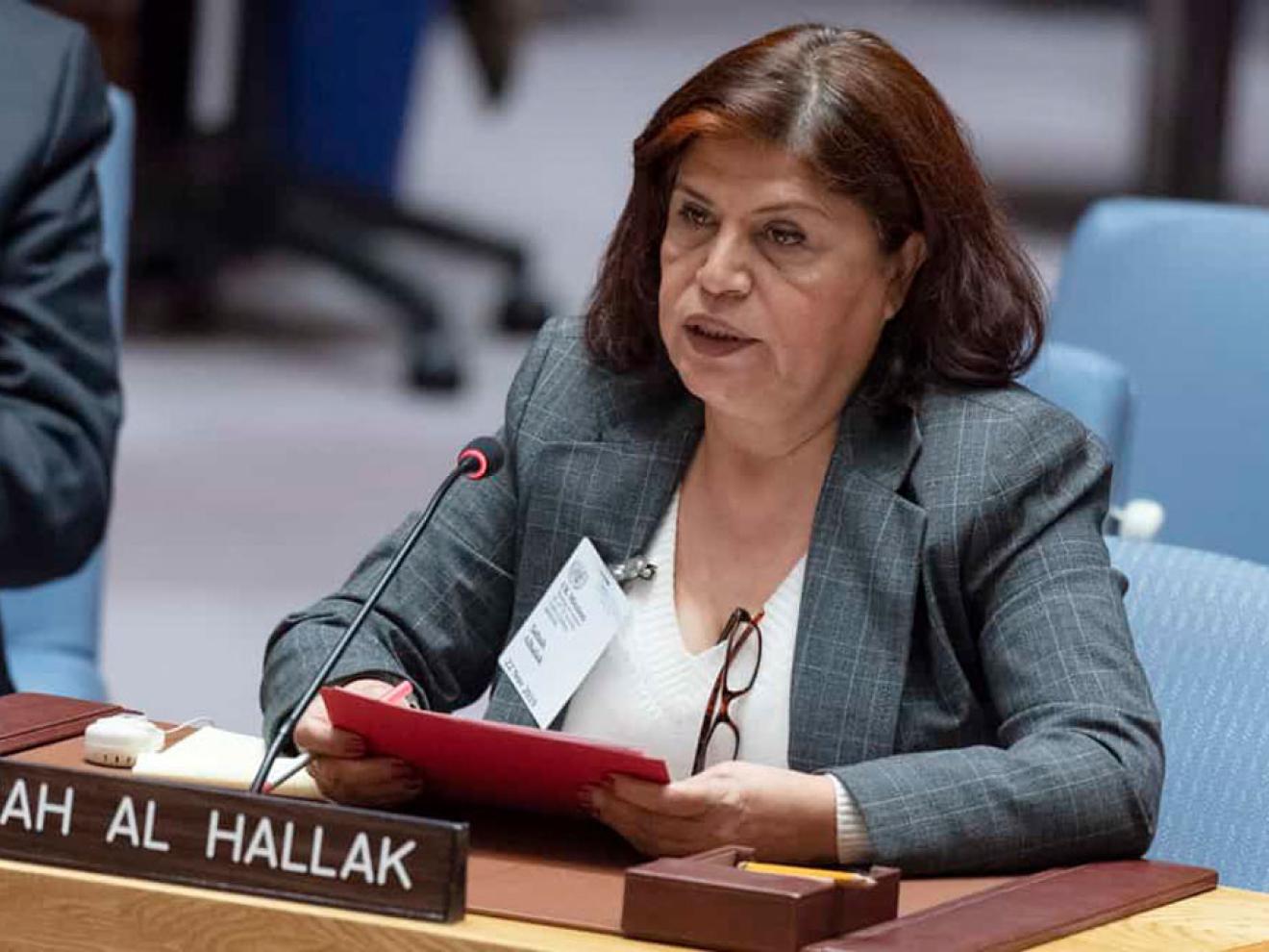 Frau Sabah Al Hallak