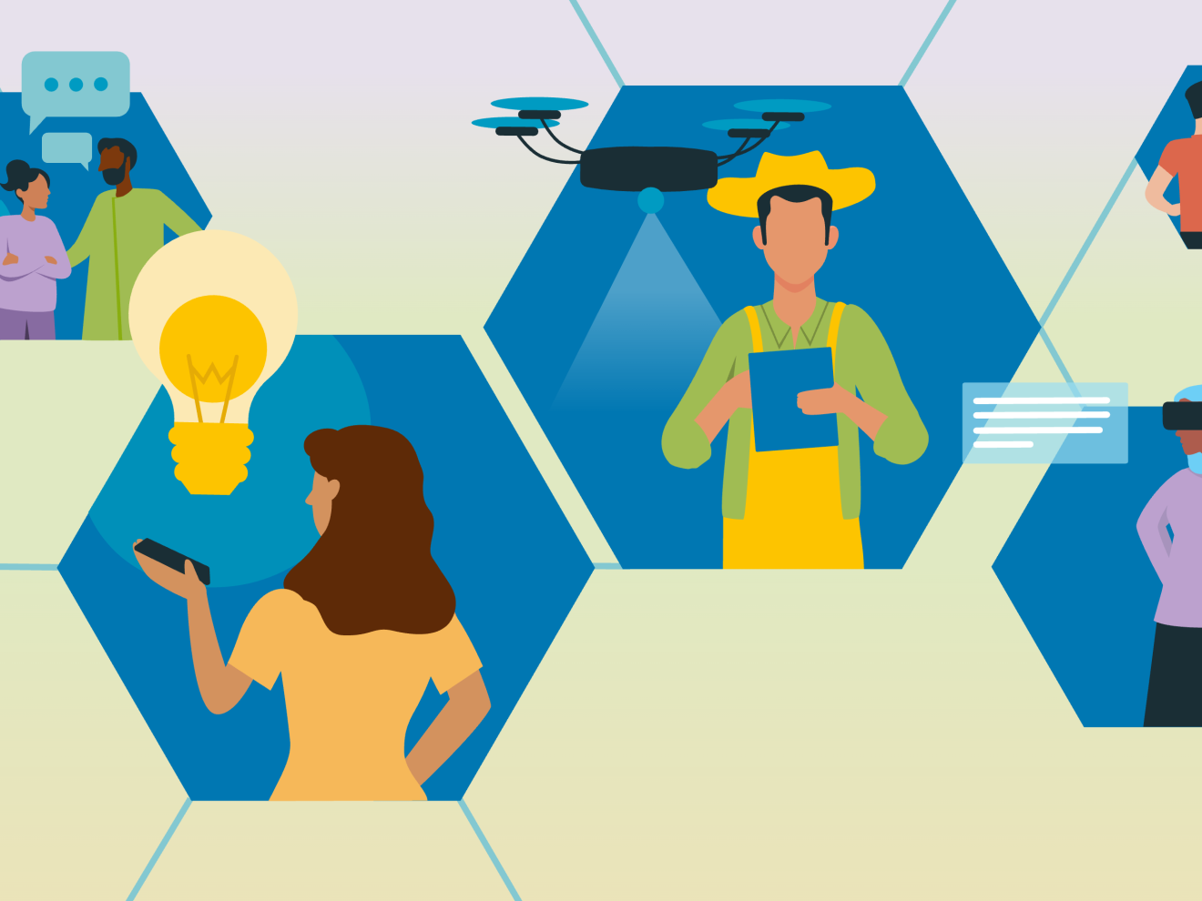 Illustration of the use of AI