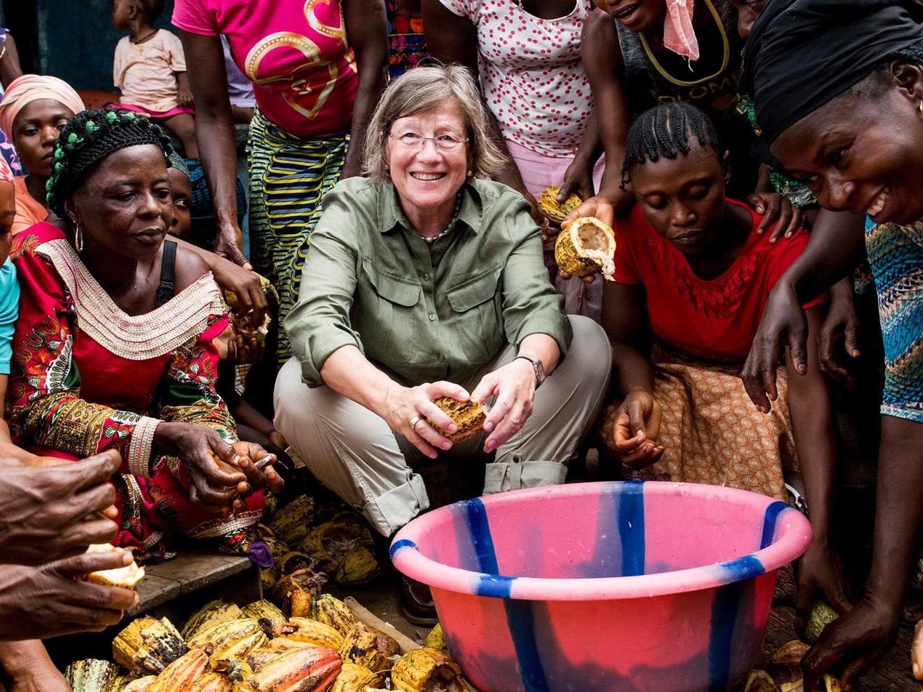 Project photos with Marlen Thieme in Sierra Leone