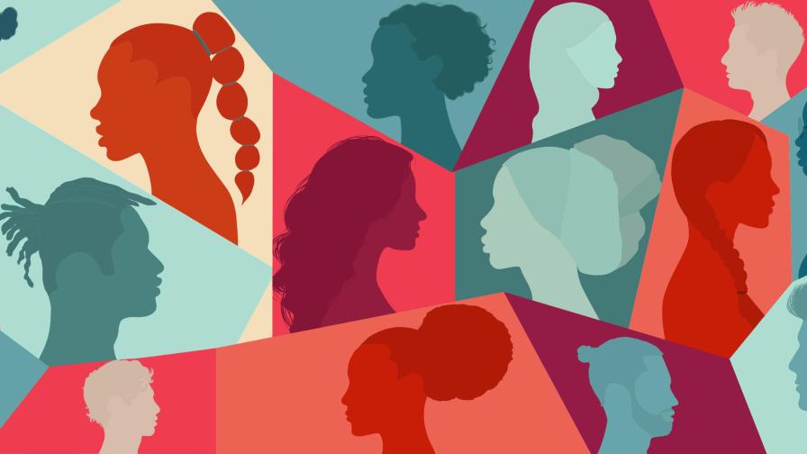 Illustration von Köpfen