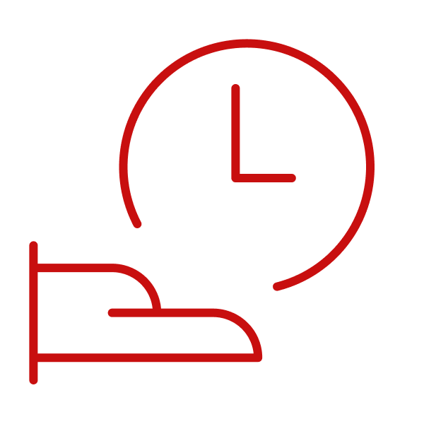 Icon for flexible working hours