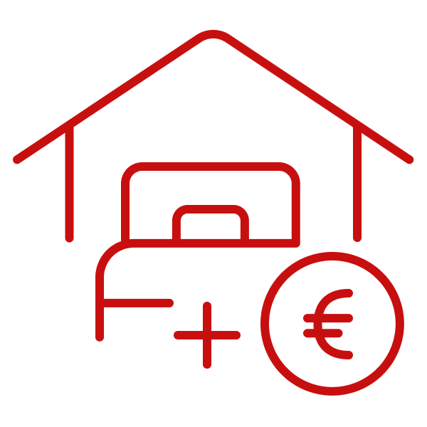 Icon Miet- und Hotelkostenzuschuss