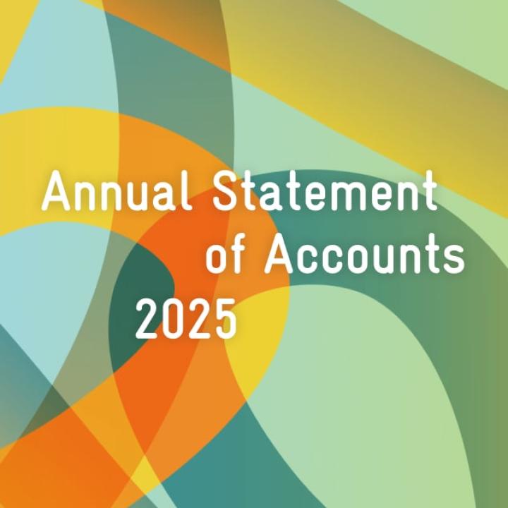A visual with colorful lines and a gradient in the background. “2026 Annual Report” is in the foreground.