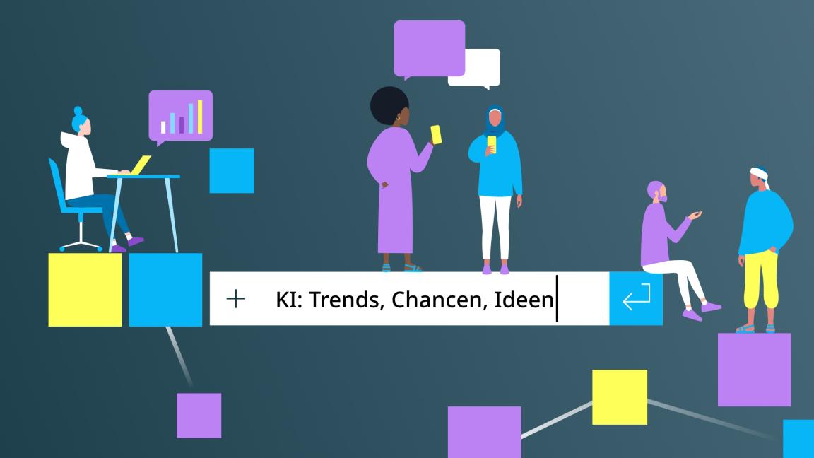 Ein großes Eingabefeld auf dem Menschen mit digitalen Endgeräten interagieren