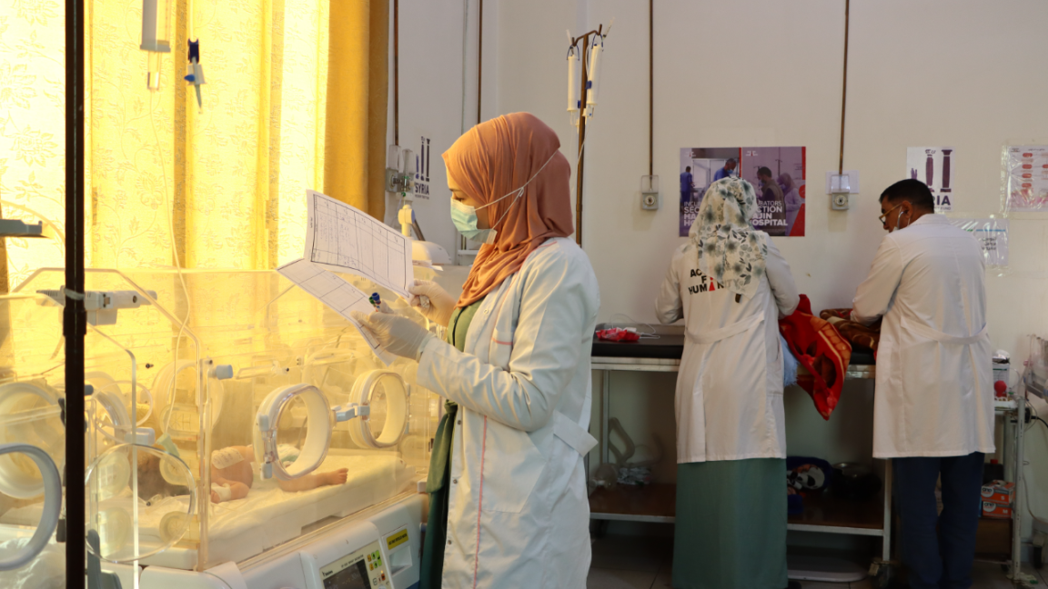 Ärztin in einem syrischen Krankenhaus