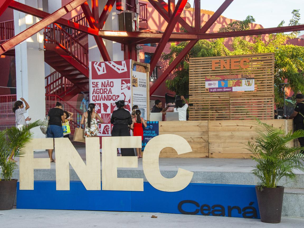 Photograph of the FNEC event in Ceará, Brazil