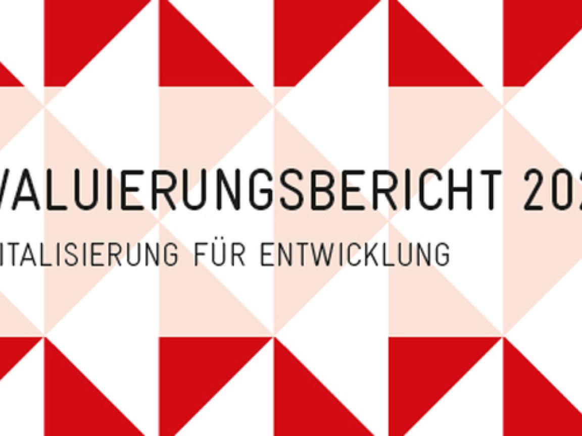 Titelbild des Evaluierungsberichts 2022