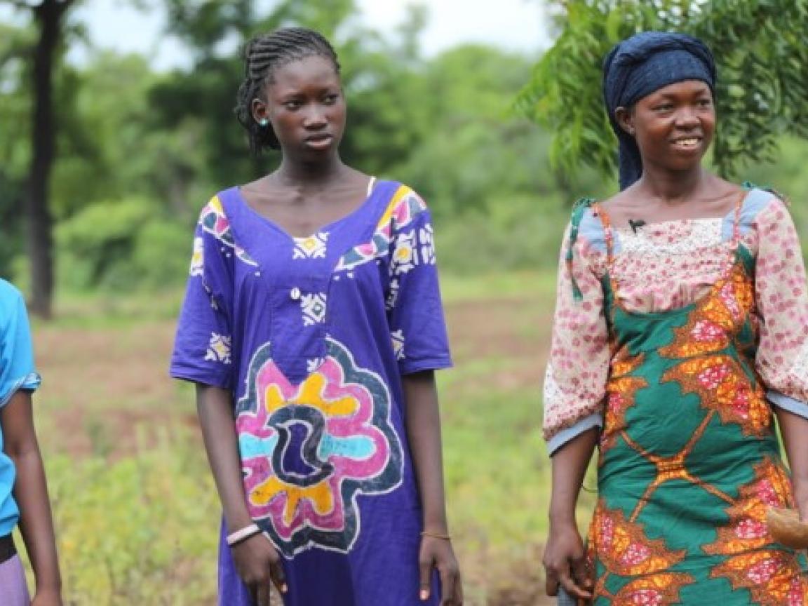 Landwirtinnen aus Ghana bei der Arbeit