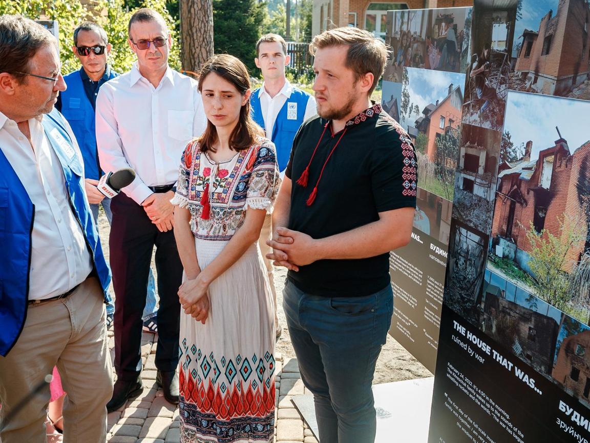 UNDP Administrator Achim Steiner in Ukraine.