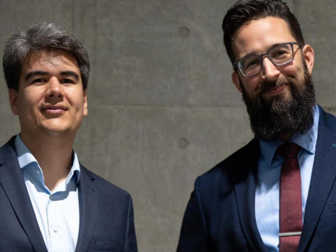 Dr. Reza Esmaillie und Dr. Robin Bayer