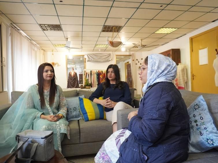 Kiran's meeting with her client