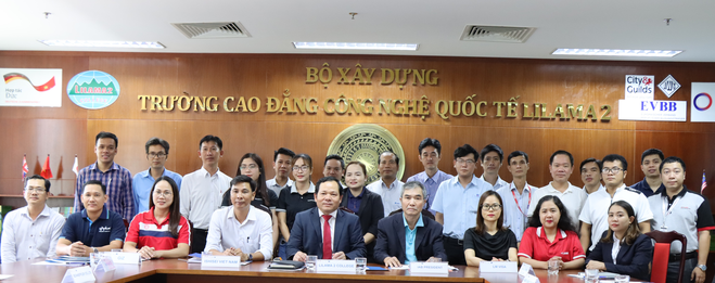 Group photo of Industry Advisory Boards meeting 2023 at LILAMA 2