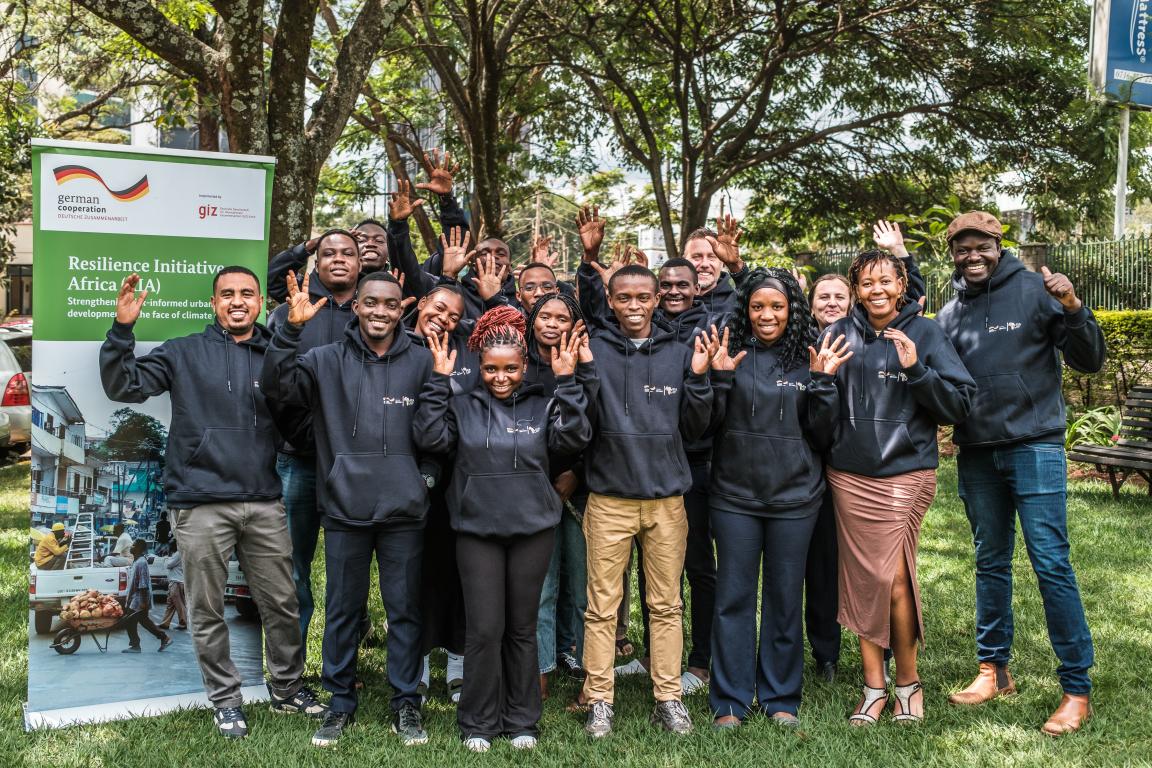 Participants of the “Resilience Through Our Eyes” photography training 