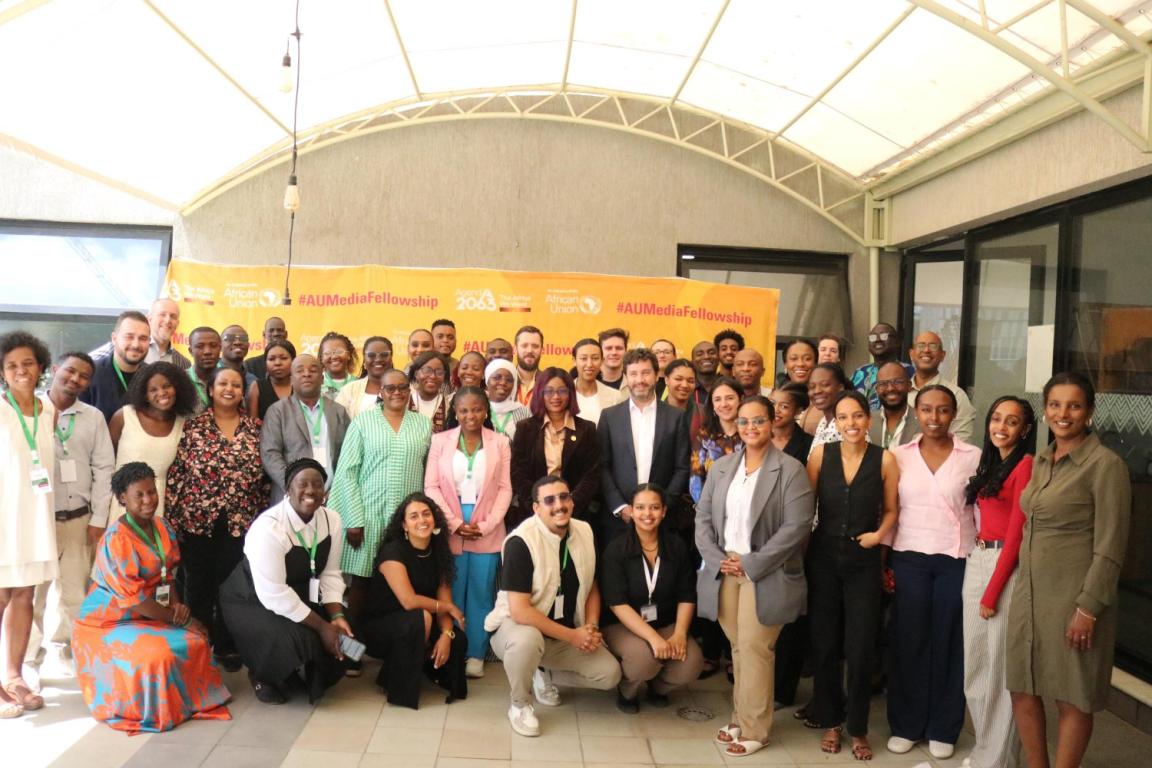 AUMF cohort 3 fellows visited the GIZ African Union office in Addis Ababa
