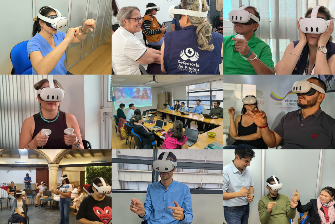 Fotos de todos y todas las participantes y visitantes del museo